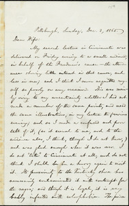 Letter from William Lloyd Garrison, Pittsburgh, [Pa.], to Helen Eliza Garrison, Sunday, Dec. 3, 1865