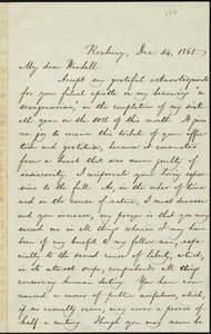 Letter from William Lloyd Garrison, Roxbury, [Mass.], to Wendell Phillips Garrison, Dec. 14, 1865