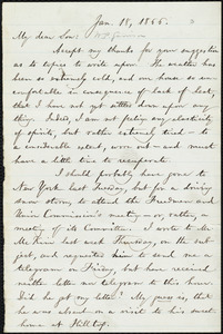 Letter from William Lloyd Garrison, to Wendell Phillips Garrison, Jan. 18, 1866
