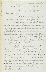 Letter from William Lloyd Garrison, Roxbury, [Mass.], to Henry Clarke Wright, Feb. 9, 1866
