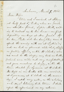 Letter from William Lloyd Garrison, Auburn, [N.Y.], to Helen Eliza Garrison, March 7, 1866