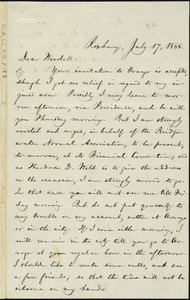 Letter from William Lloyd Garrison, Roxbury, [Mass.], to Wendell Phillips Garrison, July 17, 1866