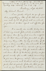 Letter from William Lloyd Garrison, Roxbury, [Mass.], to Samuel Joseph May, Sept. 18, 1866