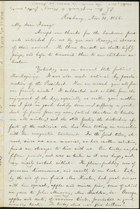 Letter from William Lloyd Garrison, Roxbury, [Mass.], to Fanny Garrison Villard, Nov. 30, 1866