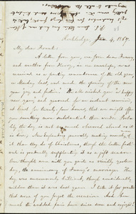 Letter from William Lloyd Garrison, Rockledge, to Francis Jackson Garrison, Jan. 4, 1867