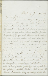 Letter from William Lloyd Garrison, Roxbury, [Mass.], to Oliver Johnson, Jan. 25, 1867