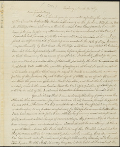 Copy of letter from William Lloyd Garrison, Roxbury, [Mass.], to Samuel May, March 10, 1867
