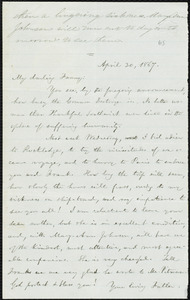 Letter from William Lloyd Garrison, to Fanny Garrison Villard, April 30, 1867