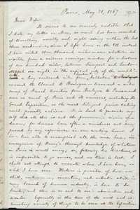 Letter from William Lloyd Garrison, Paris, [France], to Helen Eliza Garrison, May 31, 1867