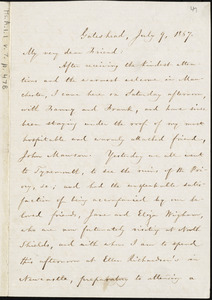 Letter from William Lloyd Garrison, Gateshead, to Elizabeth Pease Nichol, July 9, 1867