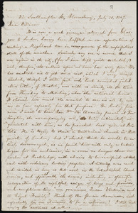 Letter from William Lloyd Garrison, 22 Southampton St., Bloomsbury, [London, England], to William Lloyd Garrison, July 21, 1867