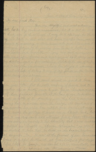 Copy of letter from William Lloyd Garrison, Paris, [France], Rue d' Anten, to Samuel May, Aug. 20, 1867