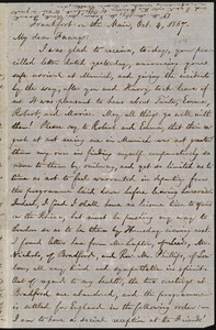 Letter from William Lloyd Garrison, Frankfort-on-the-Main, [Germany], to Fanny Garrison Villard, Oct. 4, 1867