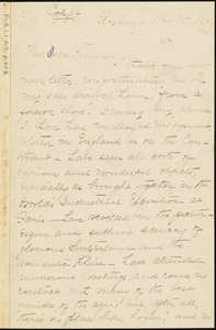 Copy of letter from William Lloyd Garrison, Roxbury, [Mass.], to George Whittemore Stacy, Nov. 15, 1867