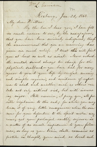 Letter from William Lloyd Garrison, Roxbury, [Mass.], to John Greenleaf Whittier, Jan. 21, 1868