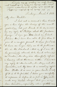 Letter from William Lloyd Garrison, Boston, [Mass.], to Wendell Phillips Garrison, March 6, 1868