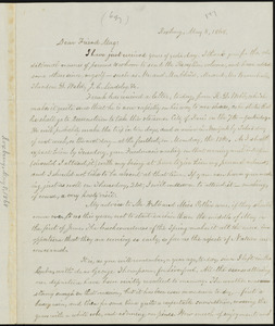 Letter from William Lloyd Garrison, Roxbury, [Mass.], to Samuel May, May 8, 1868