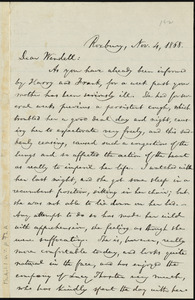Letter from William Lloyd Garrison, Roxbury, [Mass.], to Wendell Phillips Garrison, Nov. 4, 1868