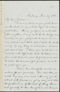 Letter from William Lloyd Garrison, Roxbury, [Mass.], to Oliver Johnson, Dec. 27, 1868