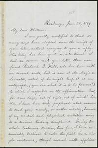 Letter from William Lloyd Garrison, Roxbury, [Mass.], to John Greenleaf Whittier, Jan. 26, 1869