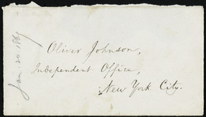 Letter from William Lloyd Garrison, Roxbury, [Mass.], to Oliver Johnson, June 20, 1869