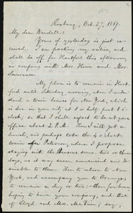Letter from William Lloyd Garrison, Roxbury, [Mass.], to Wendell Phillips Garrison, Oct. 27, 1869