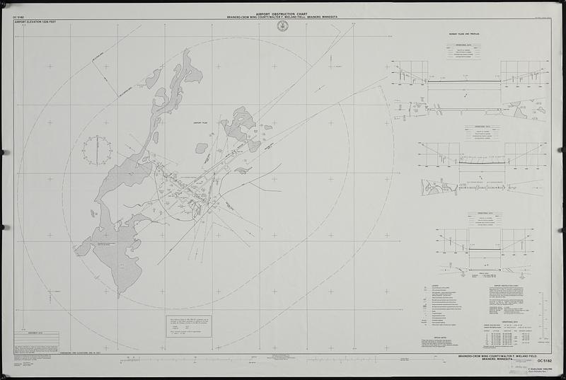 Airport obstruction chart, OC 5182, Brainerd-Crow Wing County/Walter F. Wieland Field, Brainerd, Minnesota