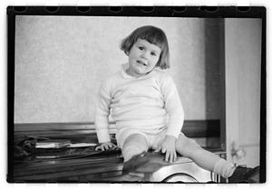 A smiling toddler