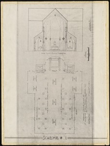 Scheme #1  - proposed lighting layout for St. Lawrence O'Toole church
