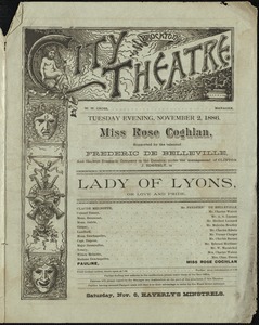 Lady of Lyons, or love and pride