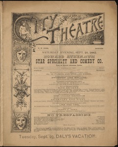 Howard Athenaeum Star Specialty and Comedy Co.