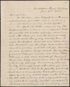William Henry Channing autograph letter signed to John Sullivan Dwight, Brattleboro, Vt., January 18, 1846