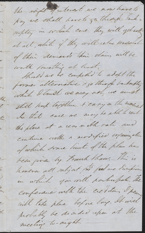 Charles Anderson Dana autograph letter signed to John Sullivan Dwight, [Brook Farm], [March 1846]