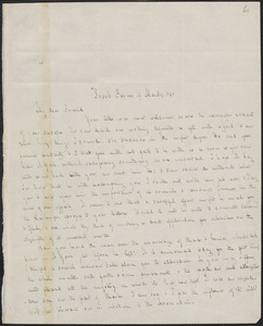 George Ripley autograph letter signed to John Sullivan Dwight, Brook Farm, March 19, 1846