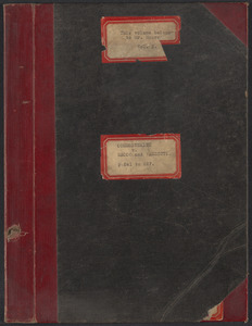 Sacco-Vanzetti Case Records, 1920-1928. Transcripts. Bound Trial Transcripts (belongs to Mr. Moore), 1921. Box 28, Volume 2, Harvard Law School Library, Historical & Special Collections