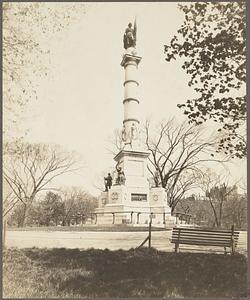 Soldiers and Sailors Monument, Boston Common. Designed by Martin Milmore