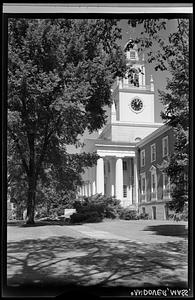 Andover, Phillips Academy, clock tower and building exteriors