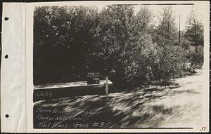 Barre Wool Combing Co., tailrace gage #3, powder mill dam, Barre, Mass., Jun. 8, 1928