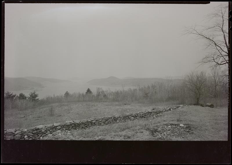 General View Of Quabbin Reservoir From Former Woods Property, During ...