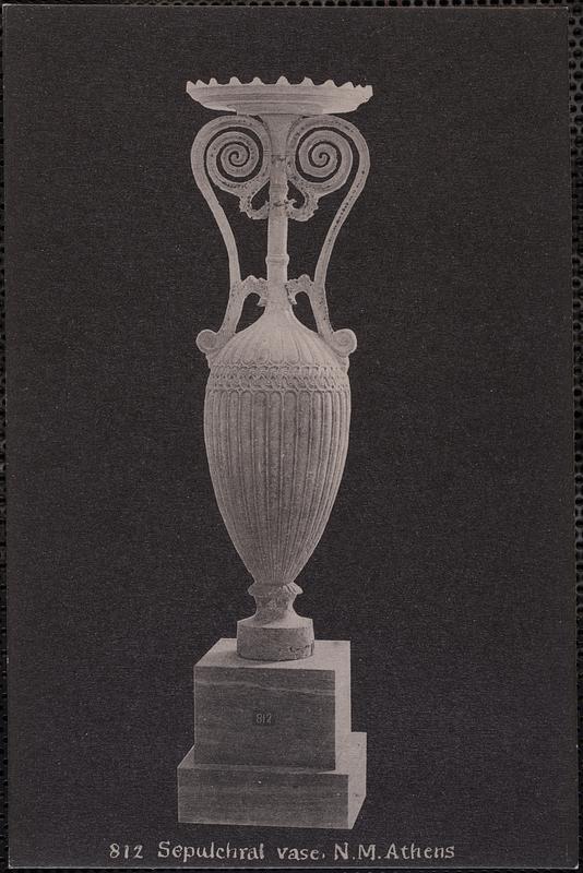 812 sepulchral vase. N. M. Athens