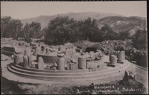 Marmaria. Round monument, Delphi