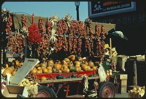 Produce stand, North Market, Boston