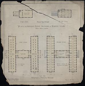 Plan of the Anderson School Buildings at Penikese Island