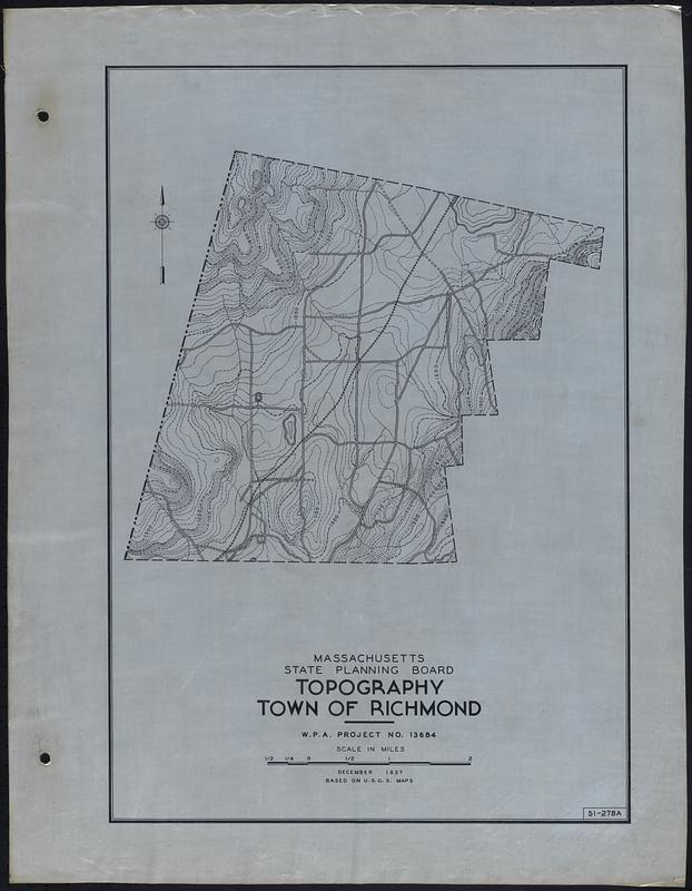 Topography Town of Richmond - Digital Commonwealth