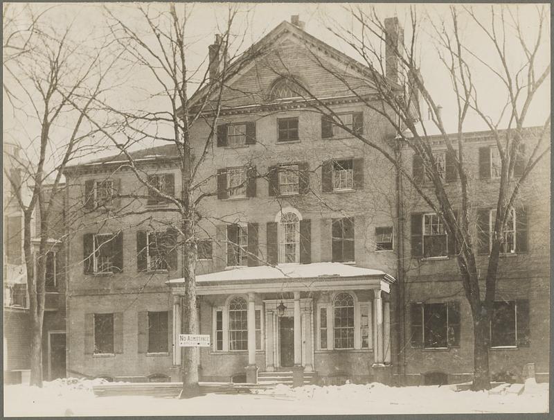 Boston, Barrell Mansion, Charlestown, Exterior Façade - Digital ...