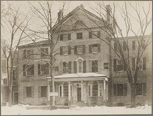 Boston, Barrell Mansion, Charlestown, exterior façade
