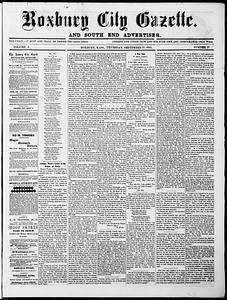 Roxbury City Gazette and South End Advertiser, September 17, 1863
