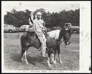 Native American on horseback