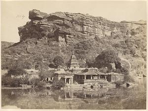 Group of temples called Buthanatha on the eastern margin of lake at Badami