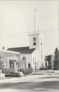 Unitarian Church and town clock